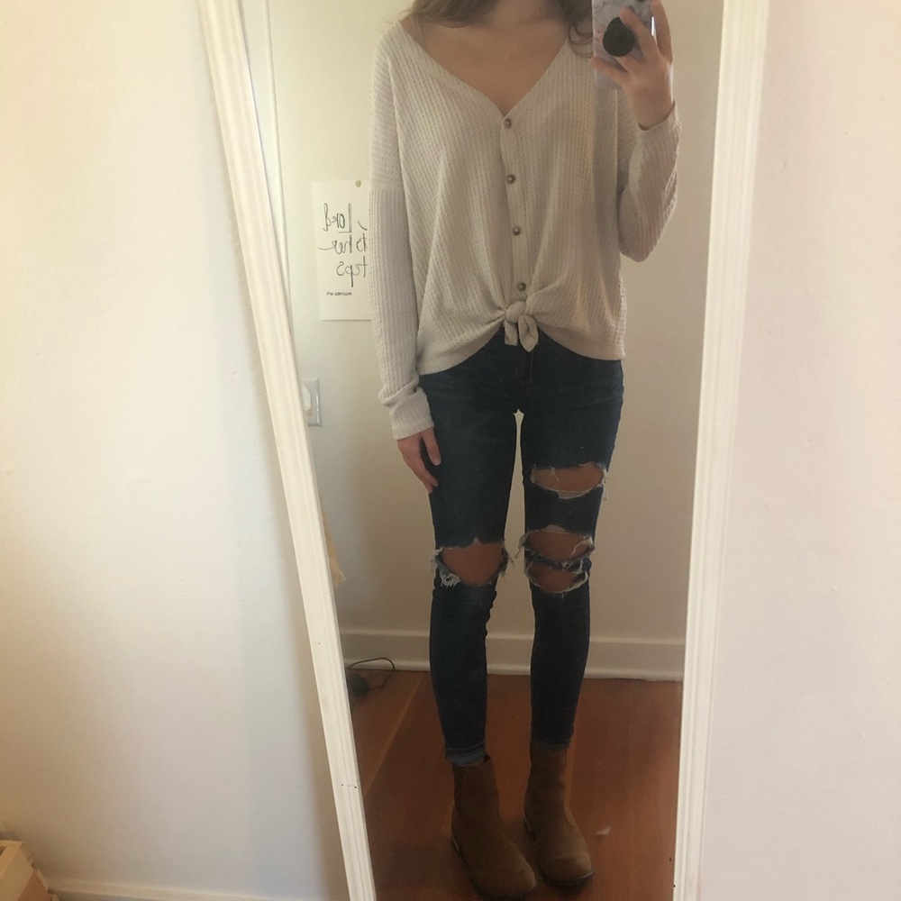 Neutral AE sweater